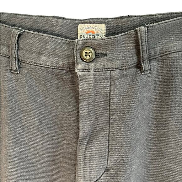 FAHERTY Navy Stretch Terry Chino Pant Size 32X32 - Picture 4 of 14